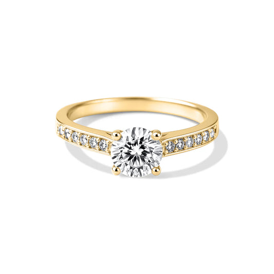 Diamond Solitaire Ring - IZOLIA
